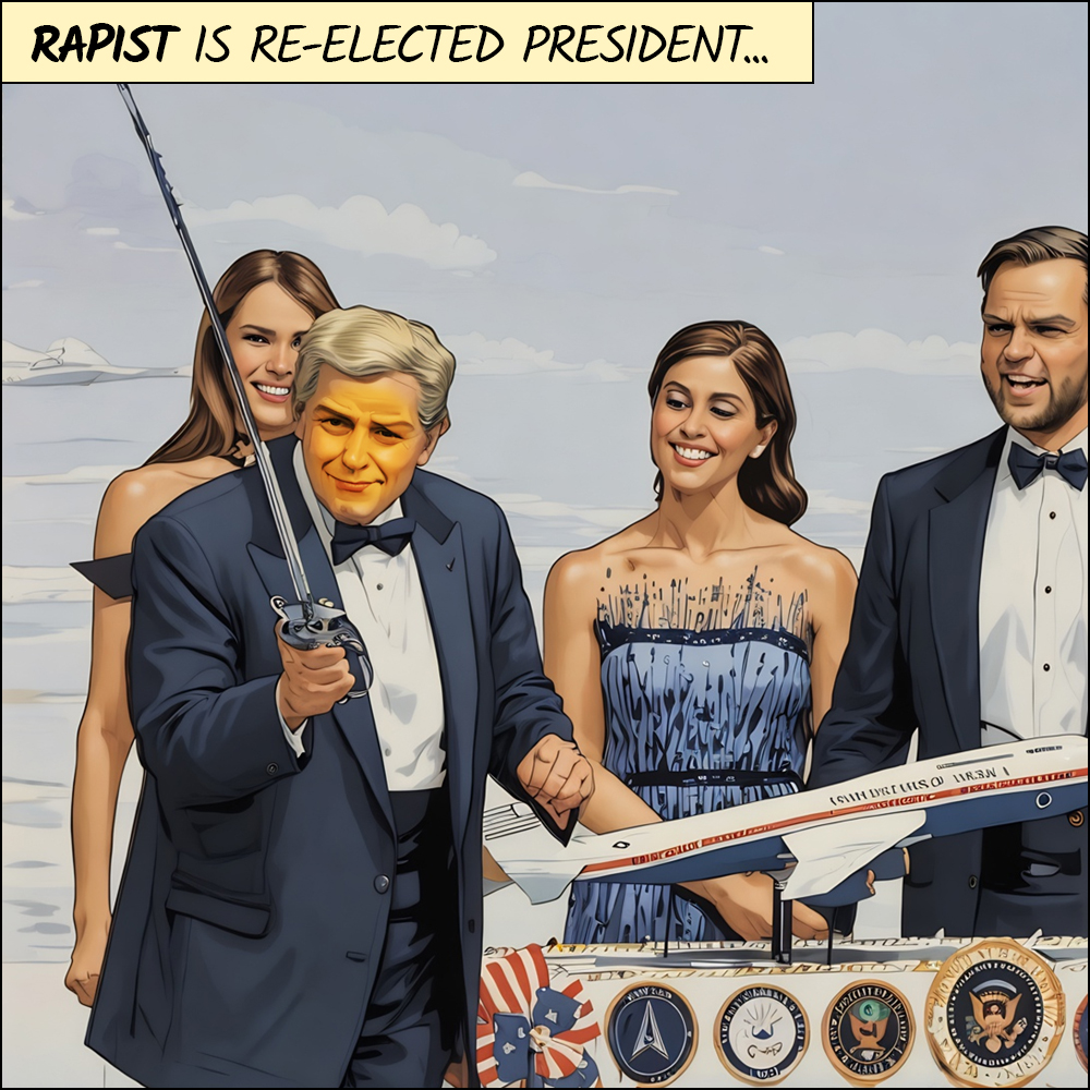 Rapist Is Re-Elected President