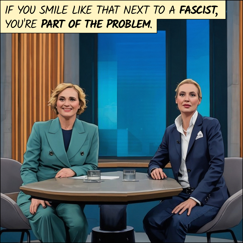 If You Smile Like That Next to a Fascist, You’re Part of the Problem